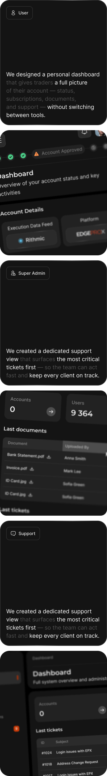 EdgeClear Catalyst — Mobile Screens