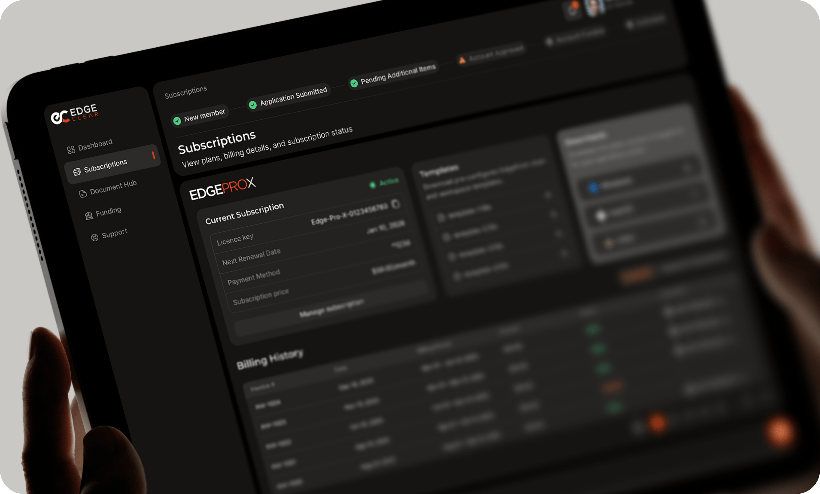 EdgeClear Catalyst — Screens