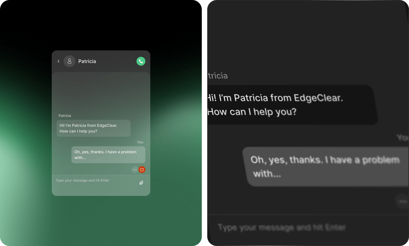 EdgeClear Catalyst — Screens