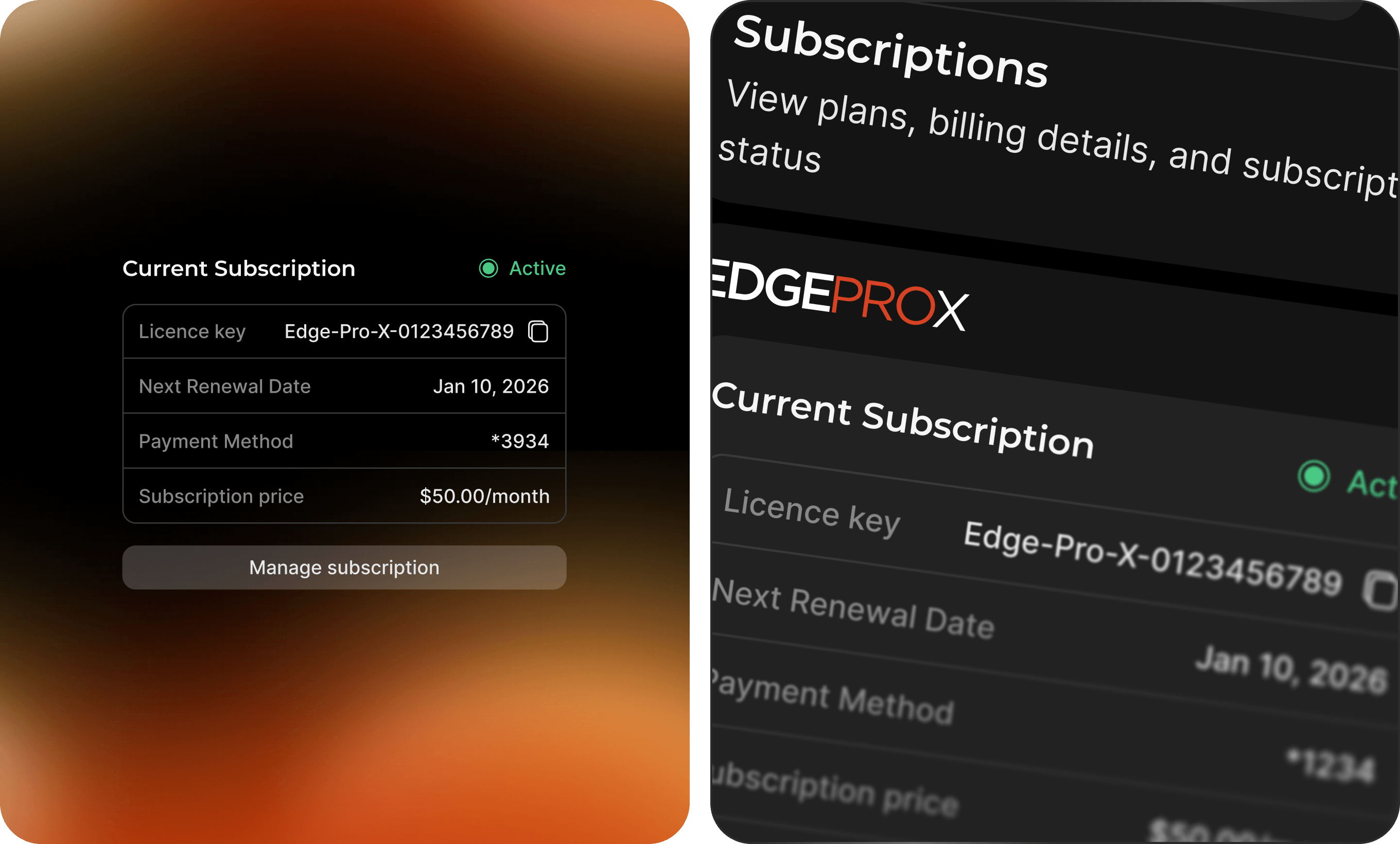 EdgeClear Catalyst — Screens