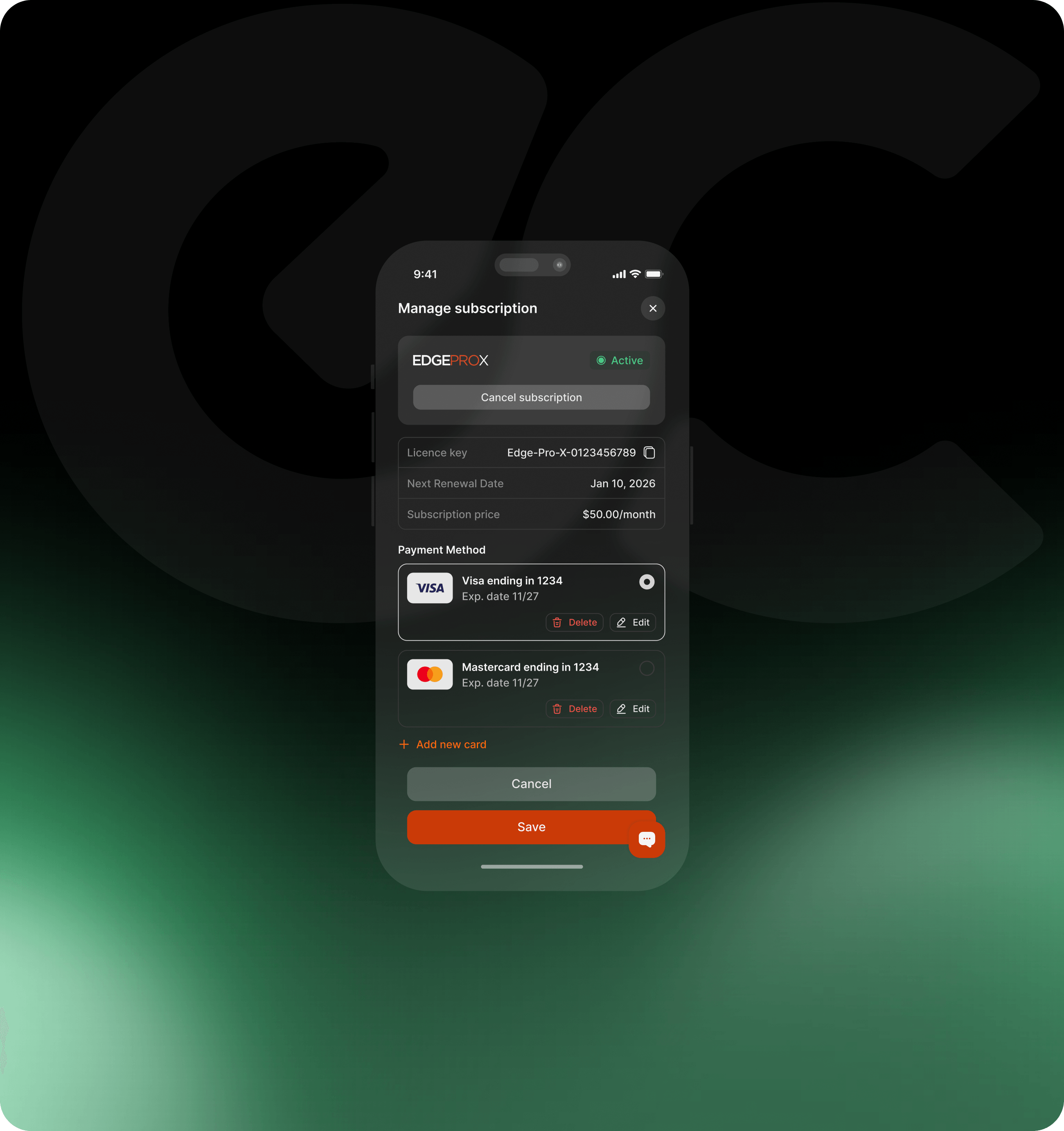 EdgeClear Catalyst — Screens
