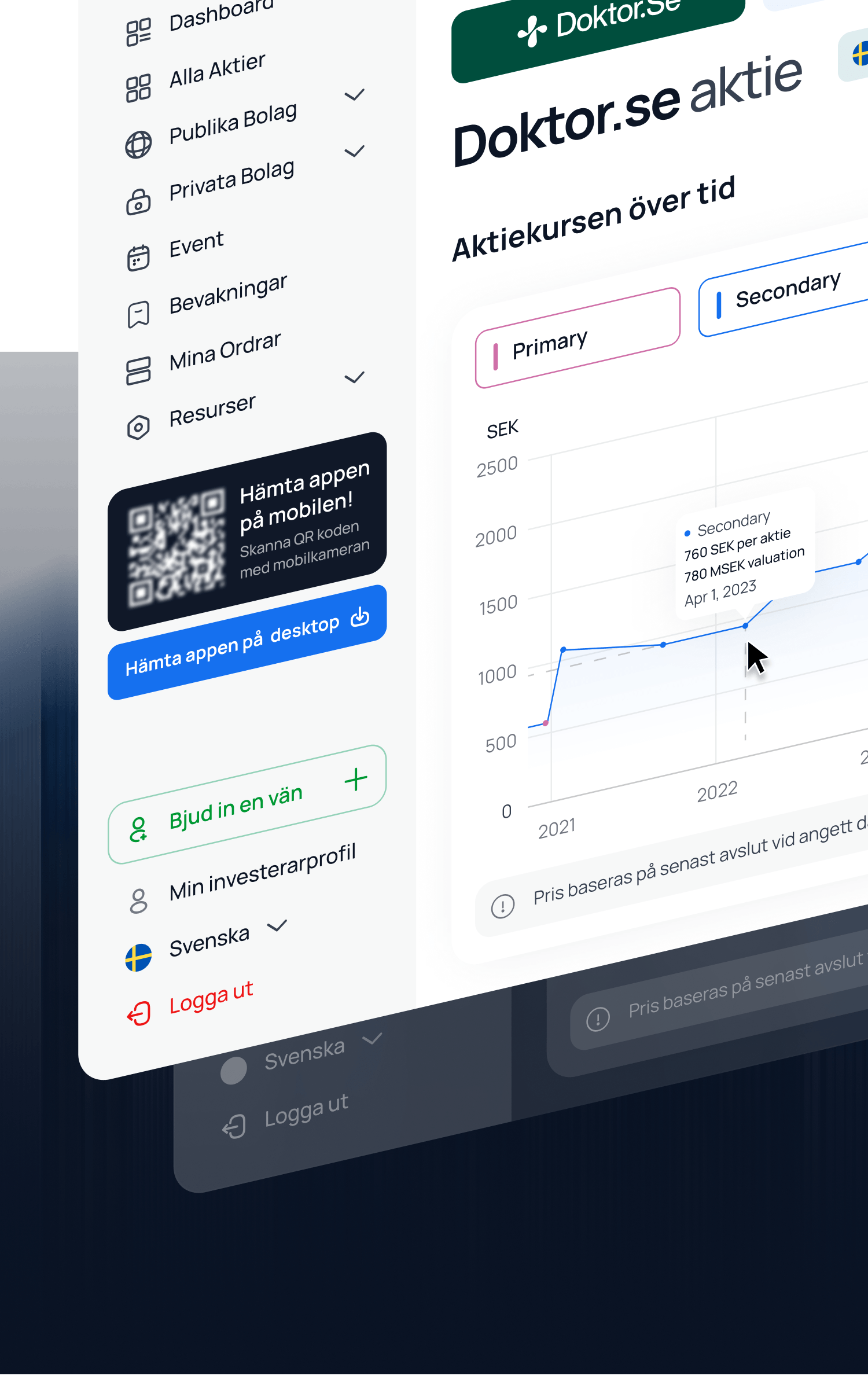 Eqvor — App Dashboard