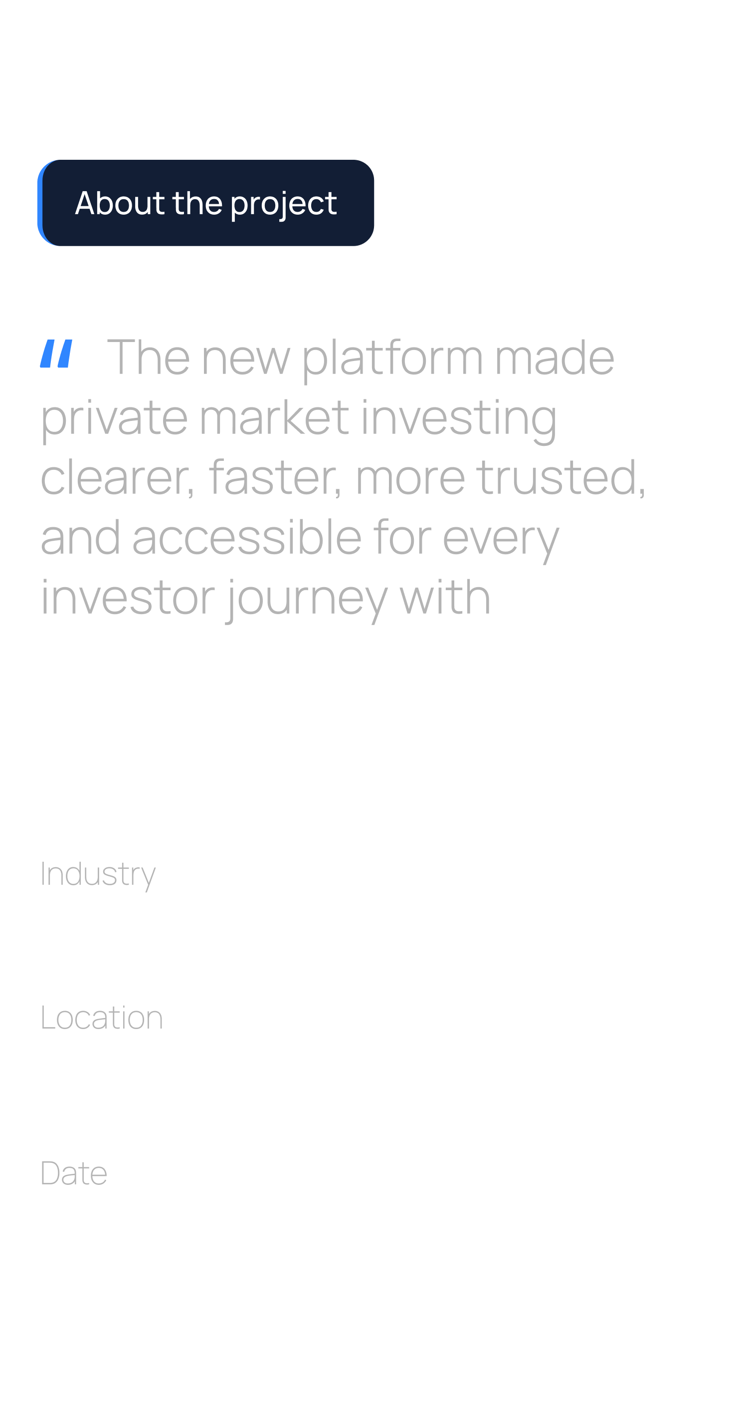Eqvor — About the project