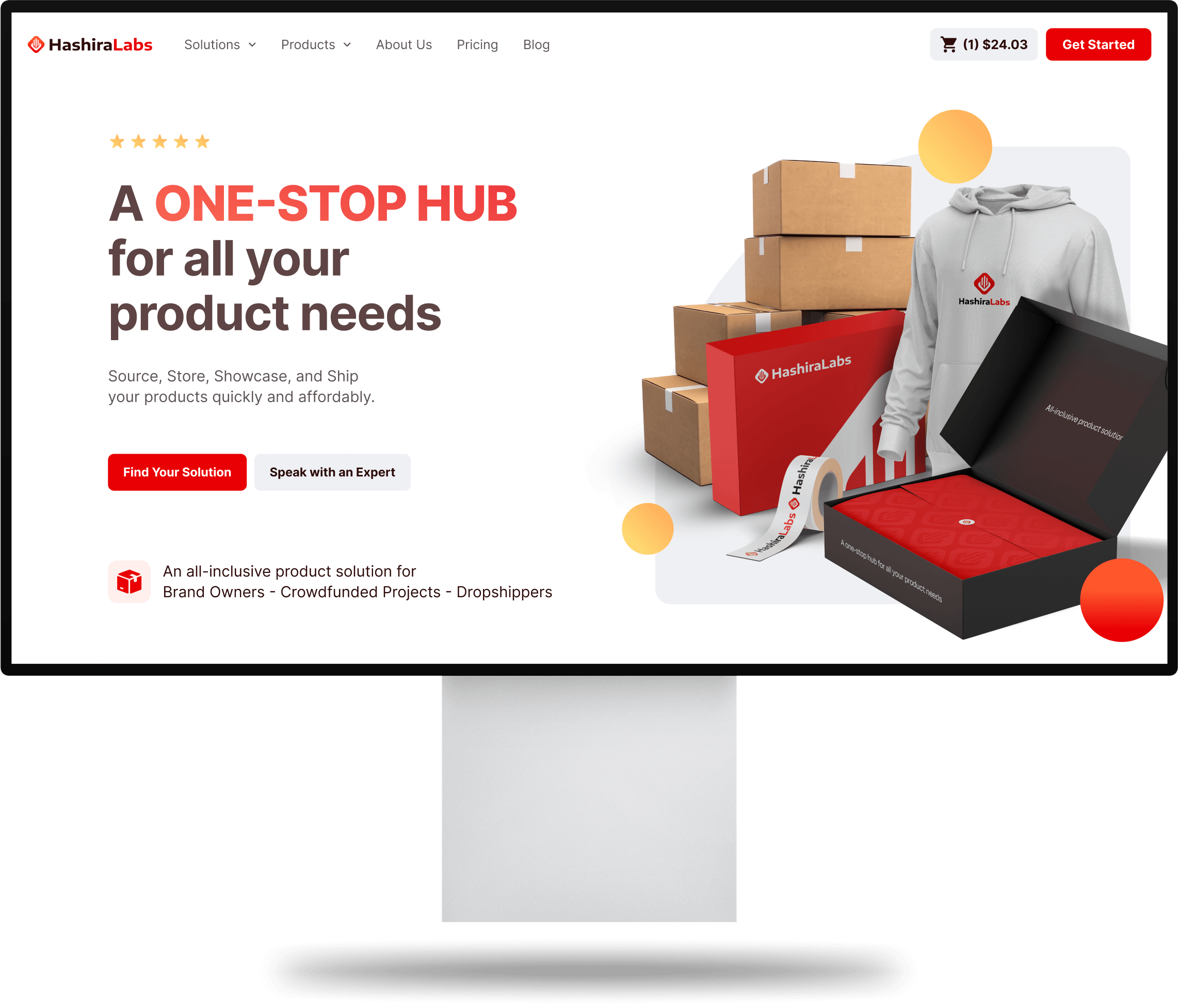 HashiraLabs platform hero